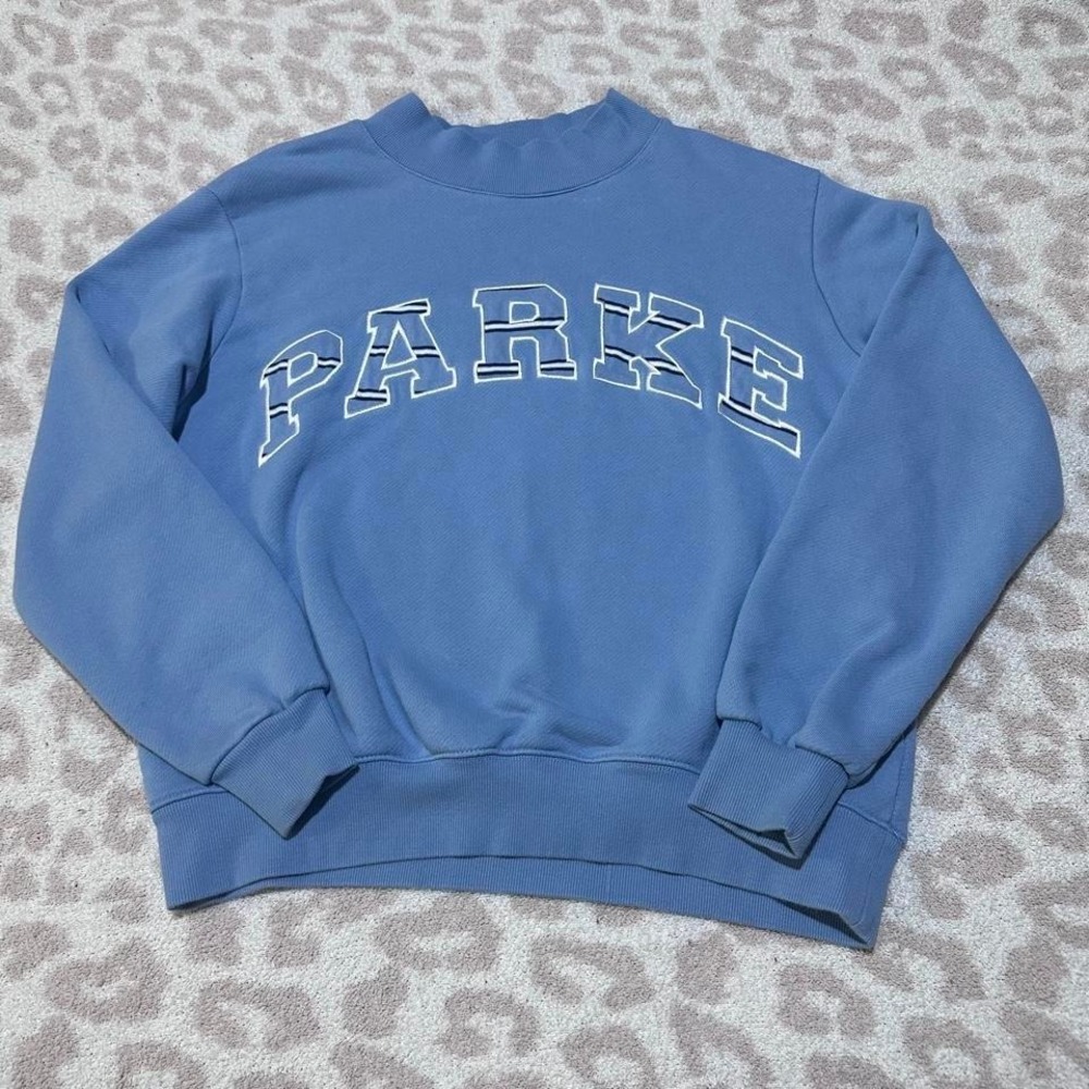 Parke- Maggie and Emma Stripe Mockneck
